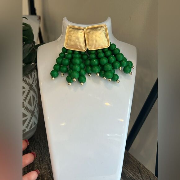 Green Harmony Drop Earrings - Picture 4 of 5